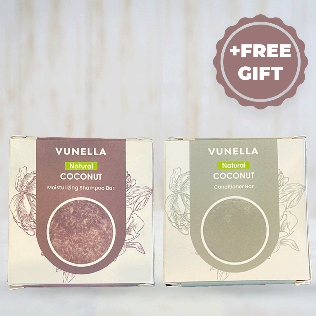 Coconut Shampoo & Conditioner Combo + FREE Thickening Bar