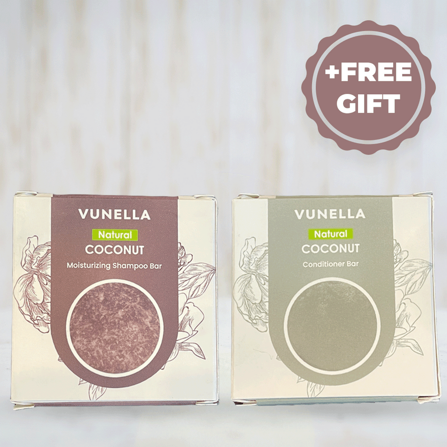 Coconut Shampoo & Conditioner Combo + FREE Thickening Bar