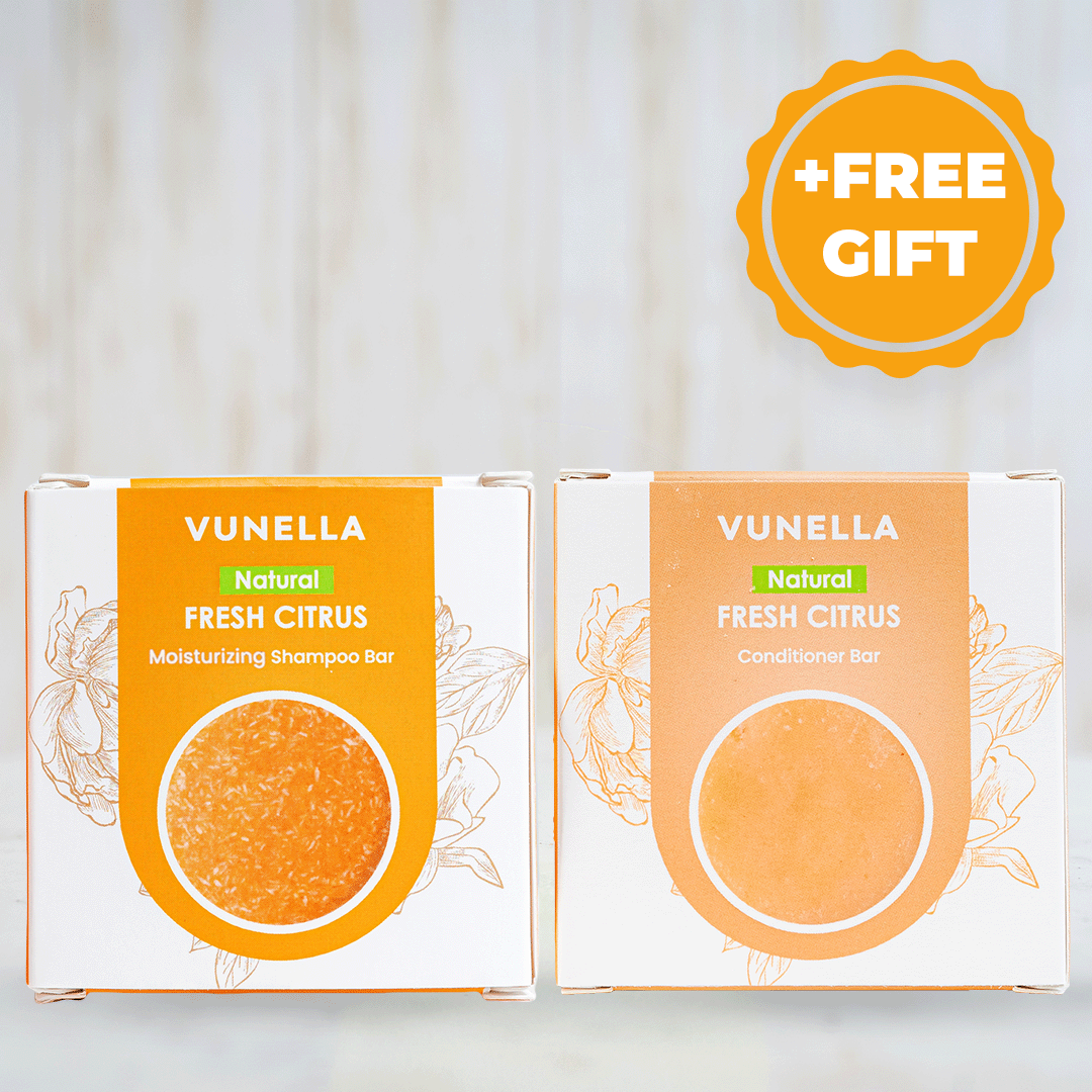 Fresh Citrus Shampoo & Conditioner Combo + FREE Thickening Bar