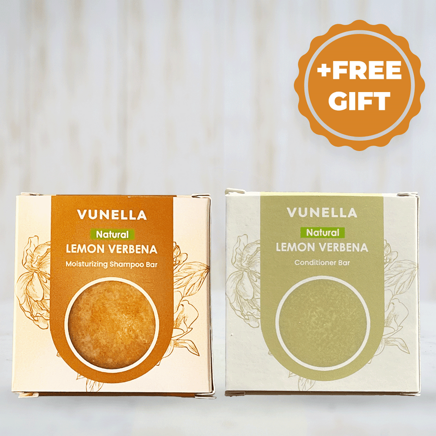 Lemon Verbena Shampoo & Conditioner Combo + FREE Thickening Bar
