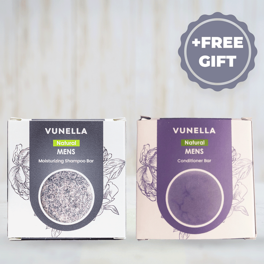 Mens Shampoo & Conditioner Combo + FREE Thickening Bar