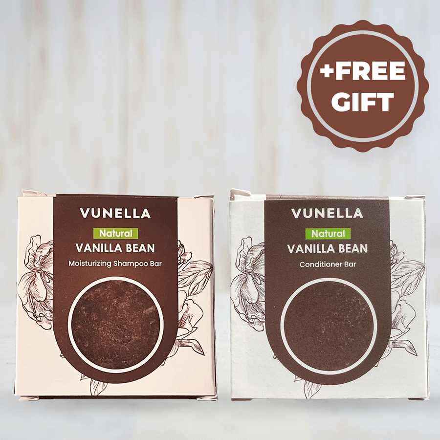 Vanilla Bean Shampoo & Conditioner Combo + FREE Thickening Bar
