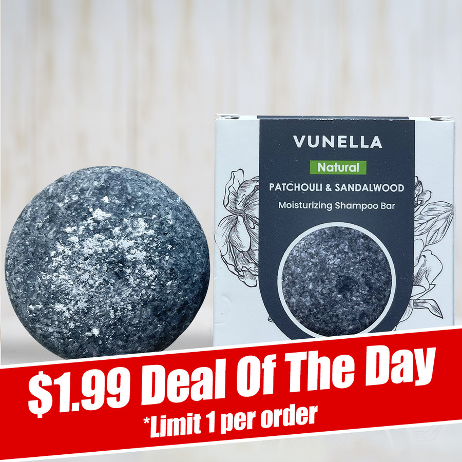 DEAL OF THE DAY - $1.99 Patchouli & Sandalwood Shampoo Bar