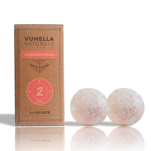Raspberry Bath Bombs (2 Pack) - SALE!