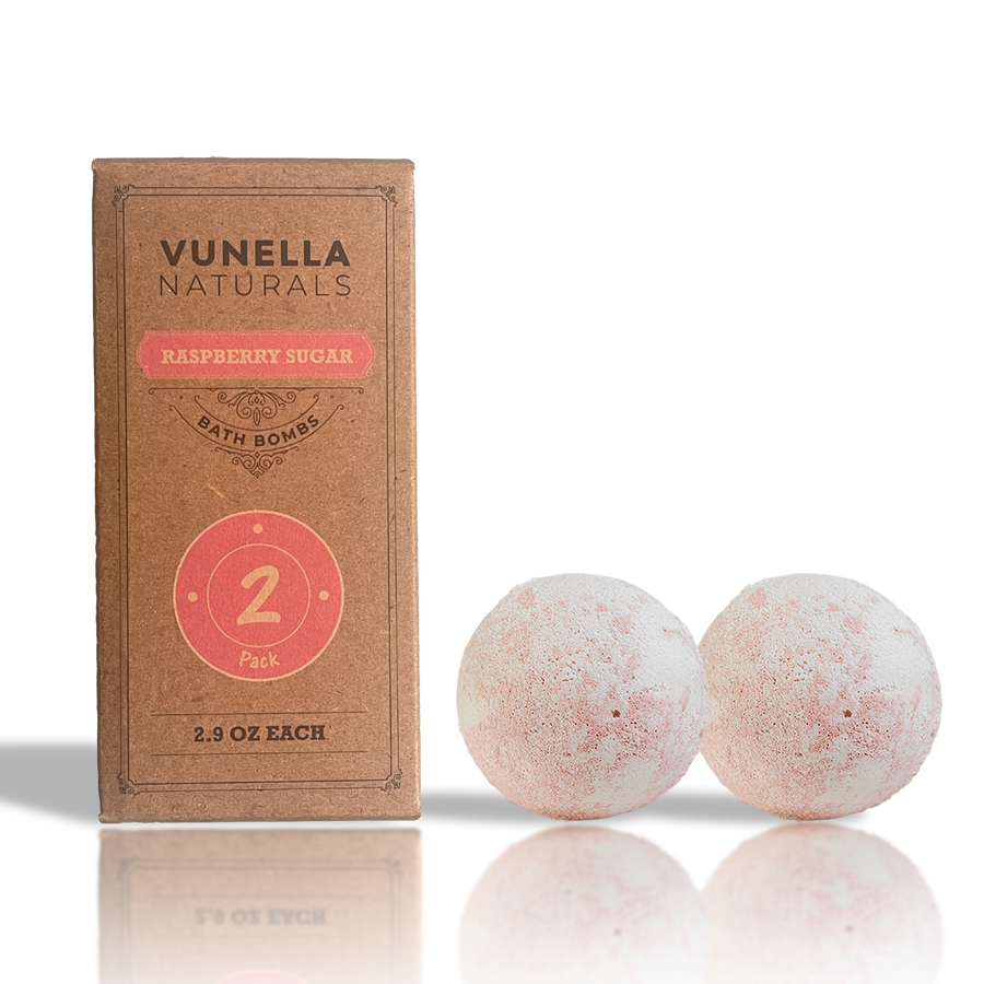 Raspberry Bath Bombs (2 Pack) - SALE!