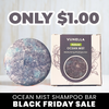 CLEARANCE SALE - $1.00 Ocean Mist Shampoo Bar