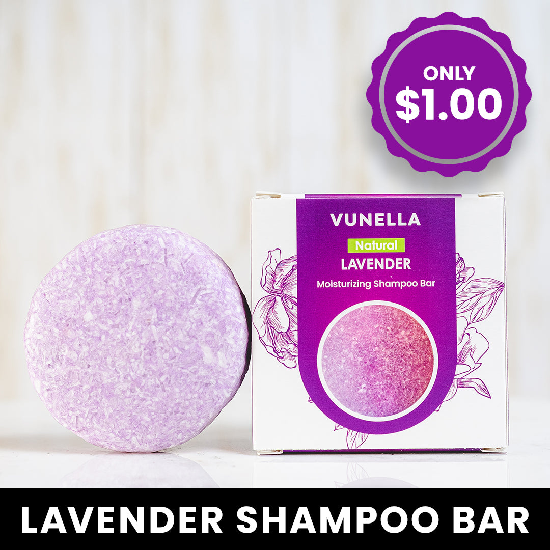 CLEARANCE SALE - $1.00 Lavender Shampoo Bar - Vunella